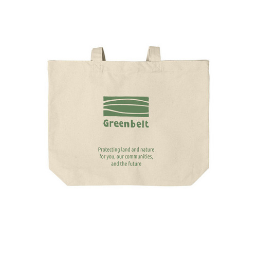Greenbelt Tote Bags, a Natural Cotton Canvas Tote Bag