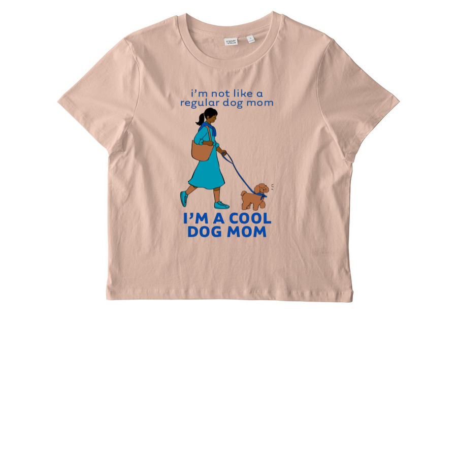 I?m A Cool Dog Mom, a Fresh Peach Stanley/Stella Women?s Stella Muser Tee