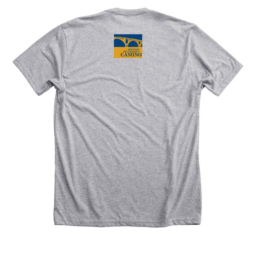 St. Louis Chapter v.2, a Athletic Heather Premium Unisex Tee (back-view)