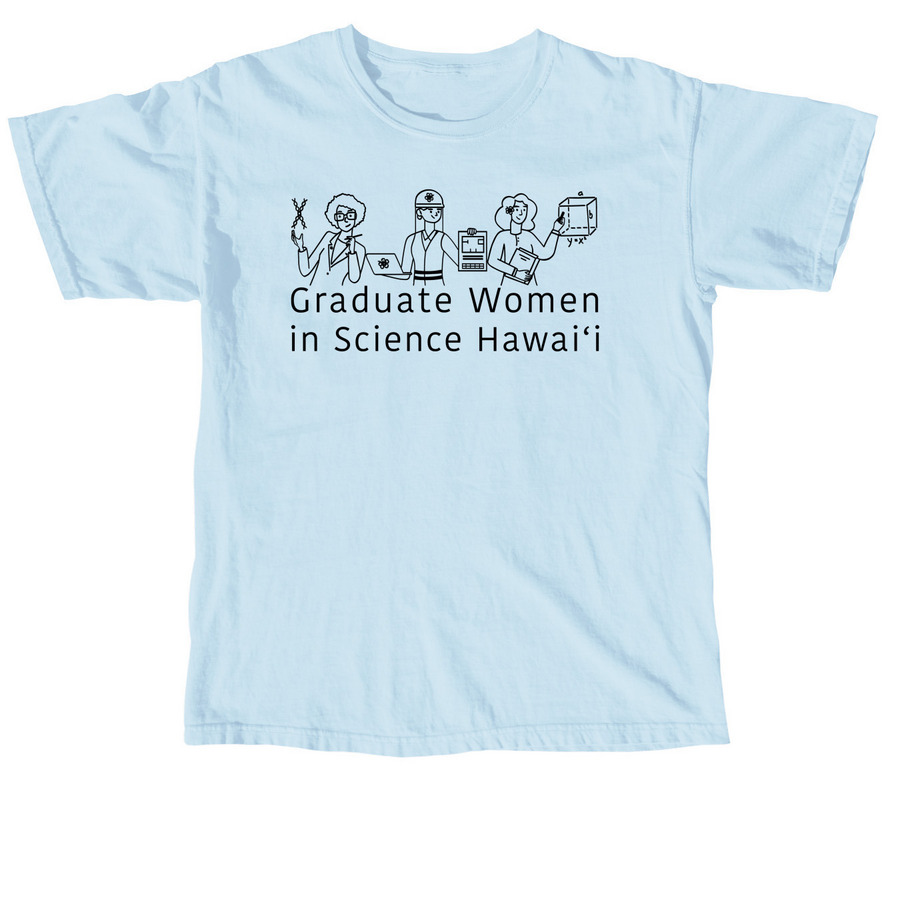 GWISH Black Logo&nbsp;, a Chambray Comfort Colors Unisex Tee
