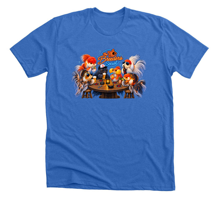 Breeders Social T-Shirts, a Heather True Royal Premium Unisex Tee