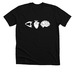 I <3 BRAINS, a Solid Black Blend Premium Unisex Tee