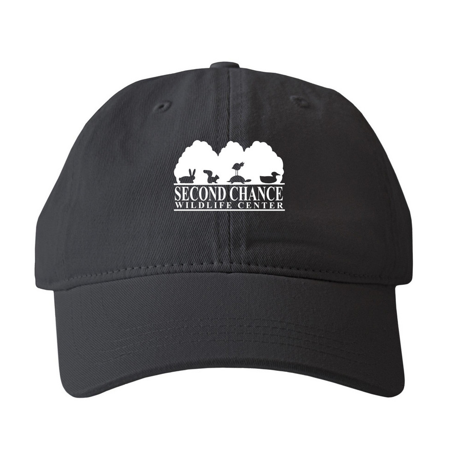 SCWC Baseball Caps, a Black Printed Pigment Dye Baseball Cap
