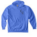 Carriage Club - Adult Sweaters, a Flo Blue Comfort Colors Pullover Hoodie