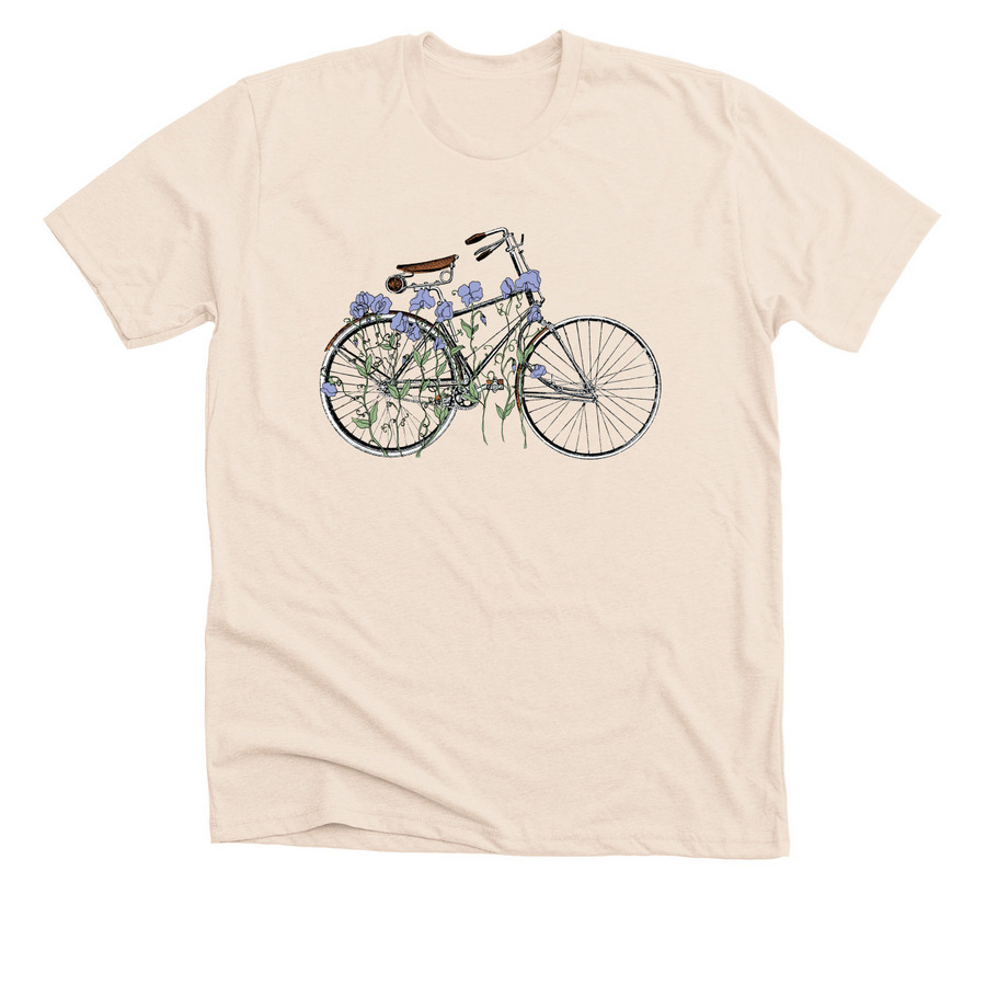 Sweet Pea Tee, a Heather Soft Cream Premium Unisex Tee