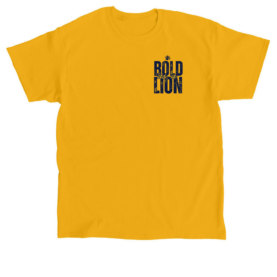 Bold as a Lion (10 year anniversary), a Gold Classic Unisex Tee