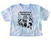 Conspiracy crop top, a Lagoon Women's Tie Dye Cropped Tee