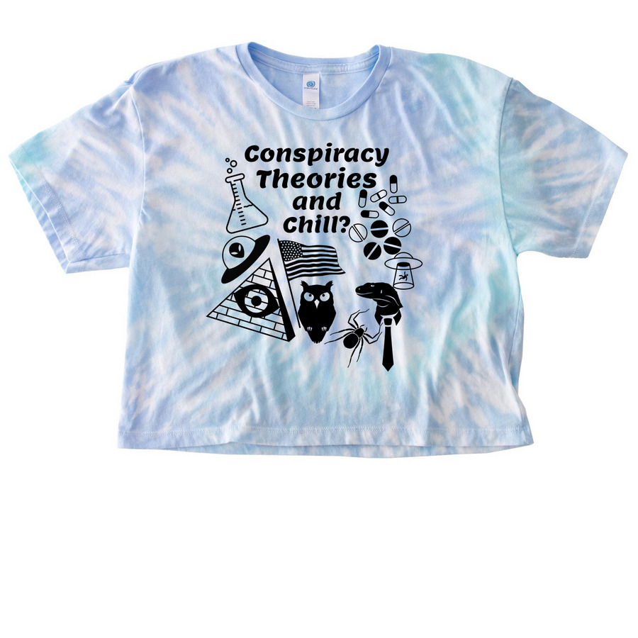 Conspiracy crop top, a Lagoon Women's Tie Dye Cropped Tee