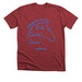 AHEAD With Horses Motto Tee, a Heather Canvas Red Premium Unisex Tee