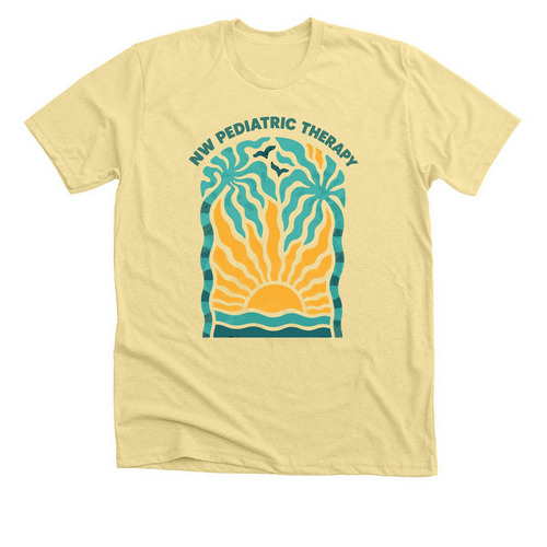 Summer!&nbsp;, a Heather French Vanilla Premium Unisex Tee