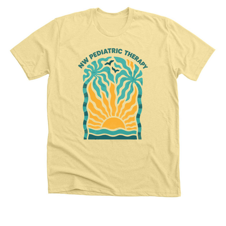 Summer!&nbsp;, a Heather French Vanilla Premium Unisex Tee