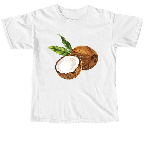 The Fruit of the Spirit's not a Coconut, a White Comfort Colors Unisex Tee