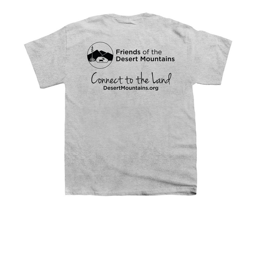 OUT in the Monument, a Sport Grey Youth Unisex Tee (back-view)