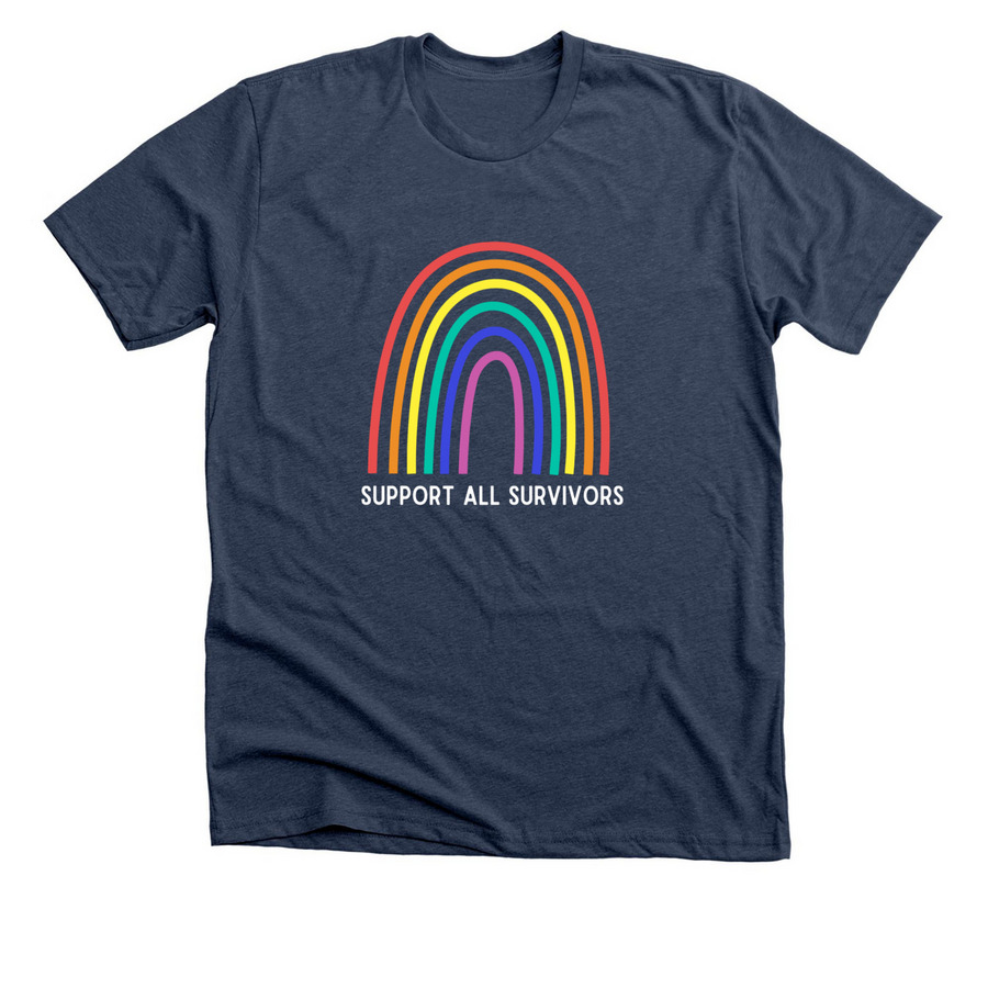 Pride Month SARC Fundraiser, a Heather Navy Premium Unisex Tee