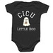 CICU Little Boo 2, a Black Infant Onesie