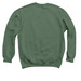 EST2004, a Military Green Crewneck Sweatshirt (back-view)