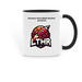 LTHR mug for Rockets fans, a Black Two-Tone Ceramic Mug