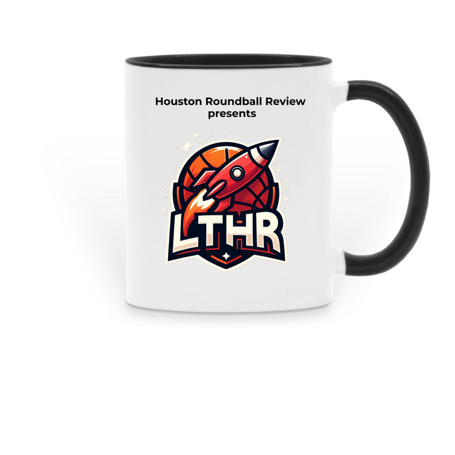 LTHR mug for Rockets fans, a Black Two-Tone Ceramic Mug
