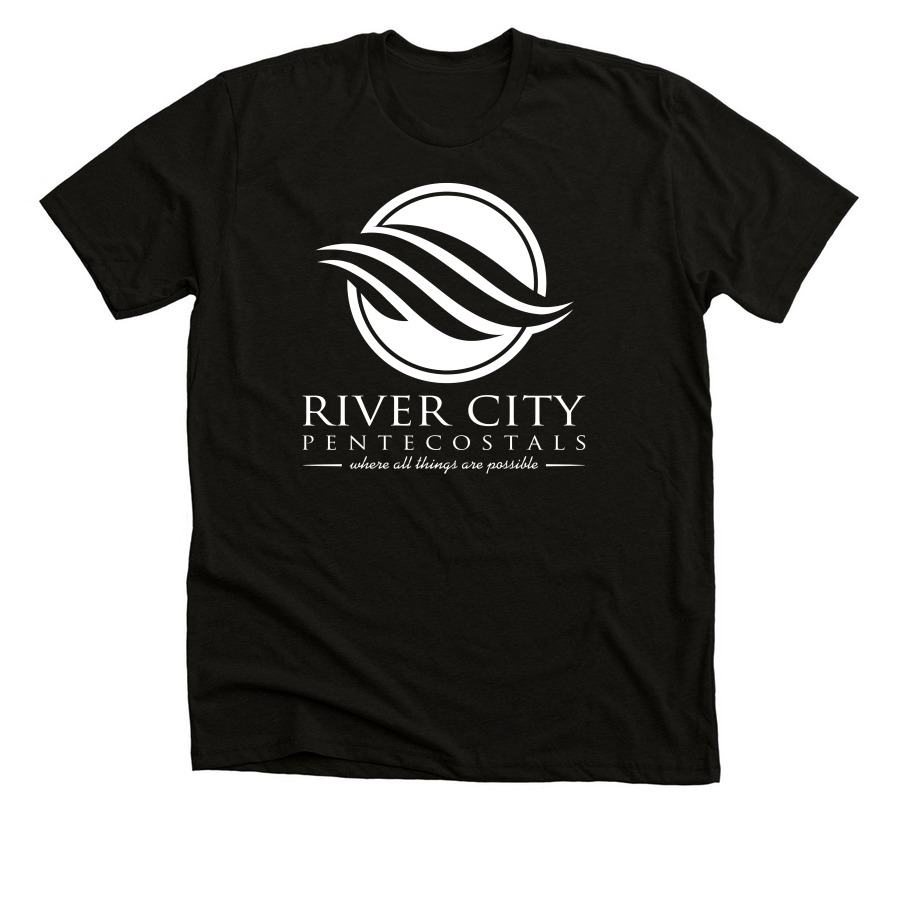 RCP Logo Shirt, a Solid Black Blend Premium Unisex Tee