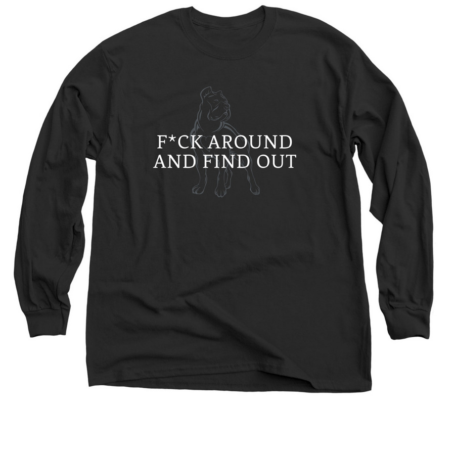 Must Love Corsos Rescue-FAFO&nbsp;, a Black Classic Long Sleeve Tee
