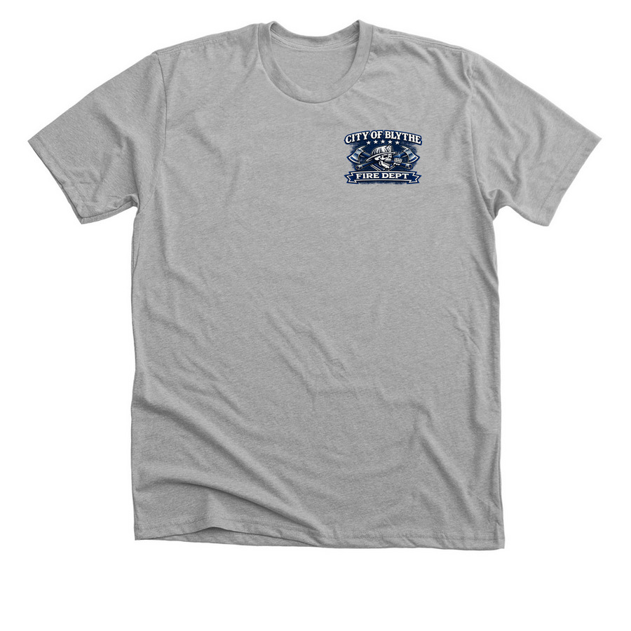 Blythe Fire&nbsp;, a Athletic Heather Premium Unisex Tee