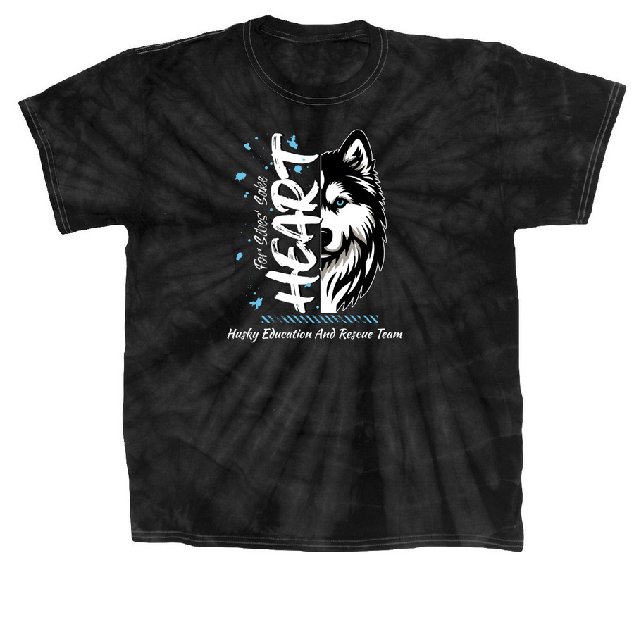 Sibe Loading, a Black Classic Tie Dye Tee