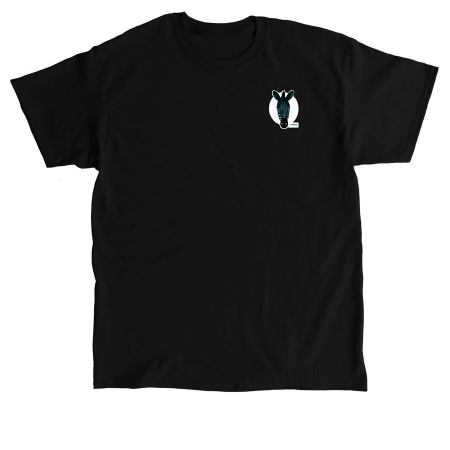 Zebra Stamp, a Black Classic Unisex Tee