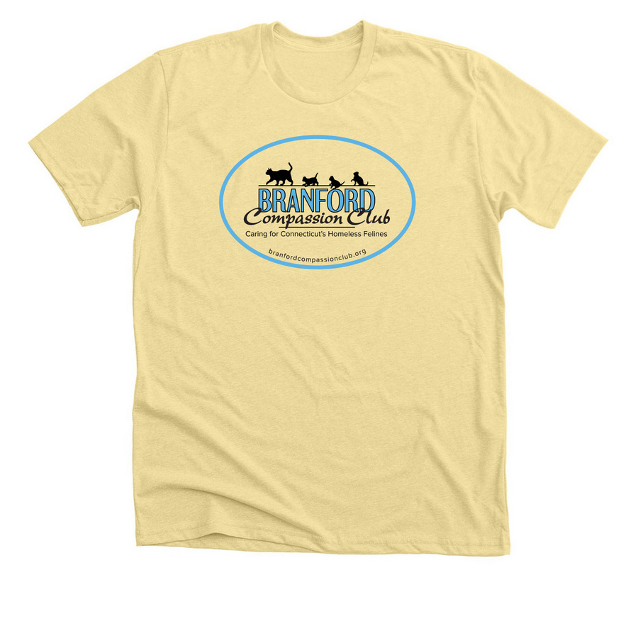 BCC Logo, a Heather French Vanilla Premium Unisex Tee