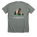 Foster the Future, a Deep Heather Premium Unisex Tee (back-view)