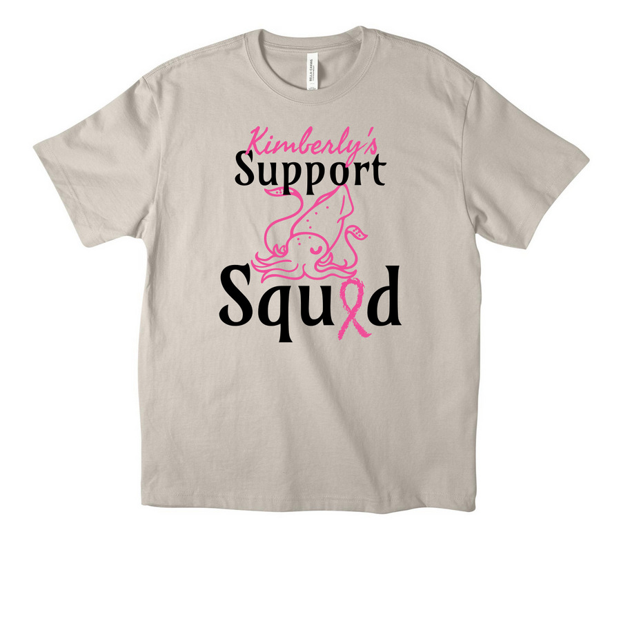 Kimberly's Support Squid's, a Dust Unisex Heavyweight Tee