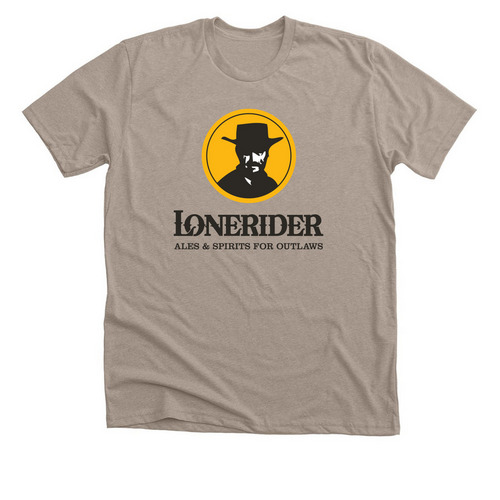 Lonerider Ales and Spirits, a Heather Stone Premium Unisex Tee