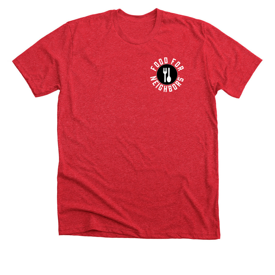 Adult T-Shirts and Sweatshirts, a Heather Red Premium Unisex Tee