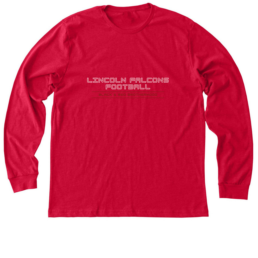 Brotherhood Red (2 sided) - cold weather&nbsp;, a Heather Red Premium Long Sleeve Tee