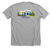 Verona Cancer Center, a Athletic Heather Premium Unisex Tee (back-view)