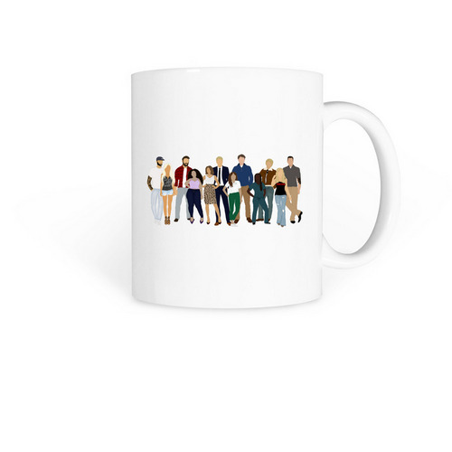 Poker Club Character Mug, a White Coffee Mug