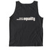 Vote with Pride (Dark), a Black Comfort Colors Tank Top (back-view)
