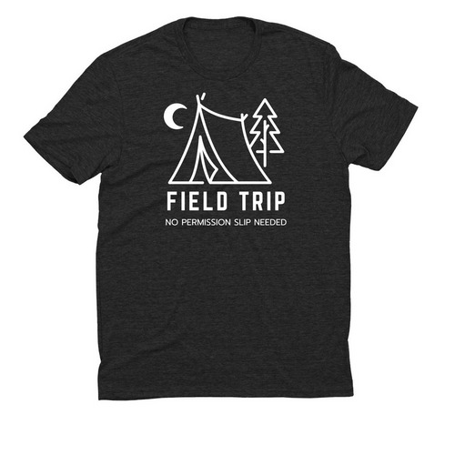 Trailhead Tops, a Space Black Allmade Eco Triblend Unisex Tee