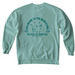 Follow Me To the Bookstore, a Seafoam Comfort Colors Crewneck Sweatshirt (back-view)
