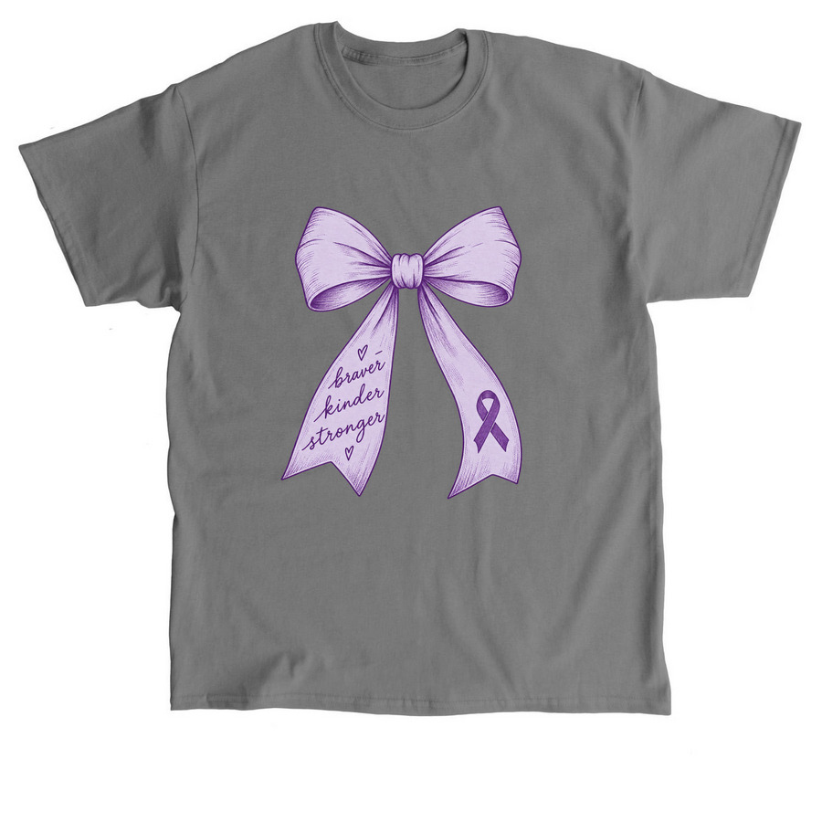 Braver, Kinder, Stronger, a Charcoal Classic Unisex Tee