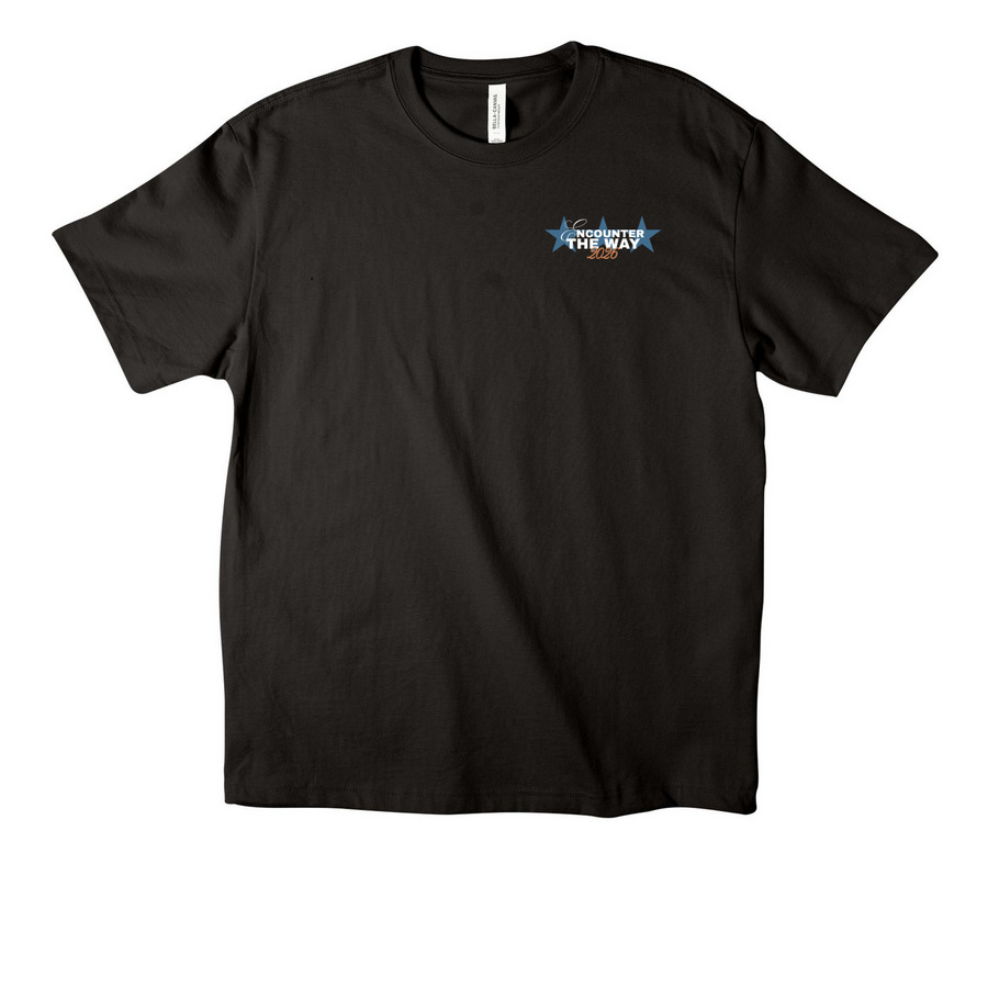 Encounter the Way Band Tee, a Black Unisex Heavyweight Tee