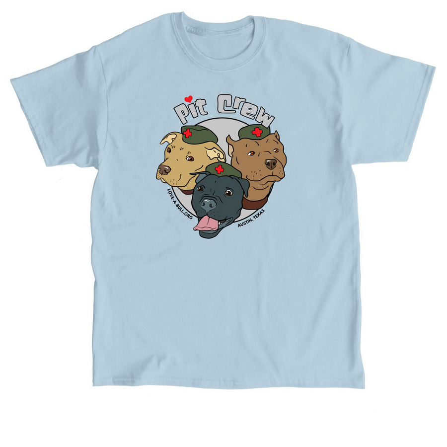 Pit Crew, a Light Blue Classic Unisex Tee
