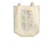 All the news you can haul, a Natural Over-the-Shoulder Shopping Tote Bag (back-view)
