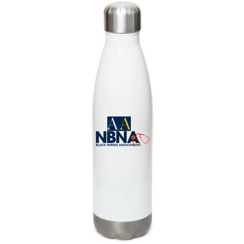 AANBNA Water Bottle, a White Stainless Steel Water Bottle