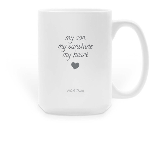 My son ..., a White Large Coffee Mug