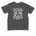 toddler - design on front, a Charcoal Toddler Tee